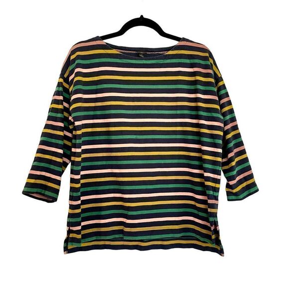J.crew colorful striped top size small - Picture 1 of 7